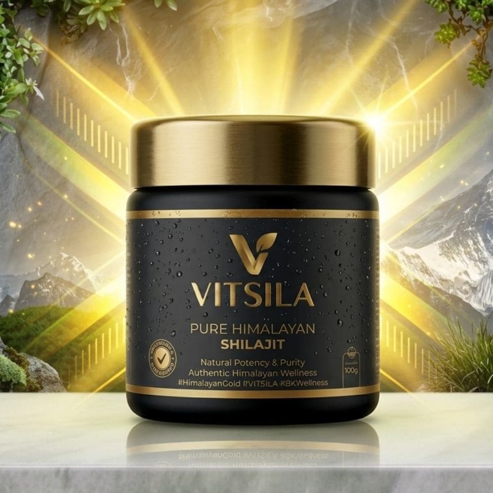 VITSILA Pure Himalayan Shilajit jar