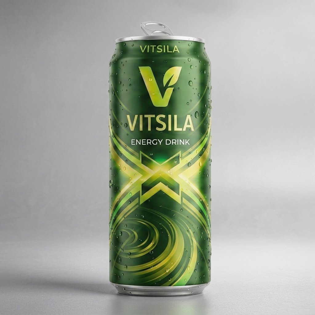 VITSILA Energy Drink can product view